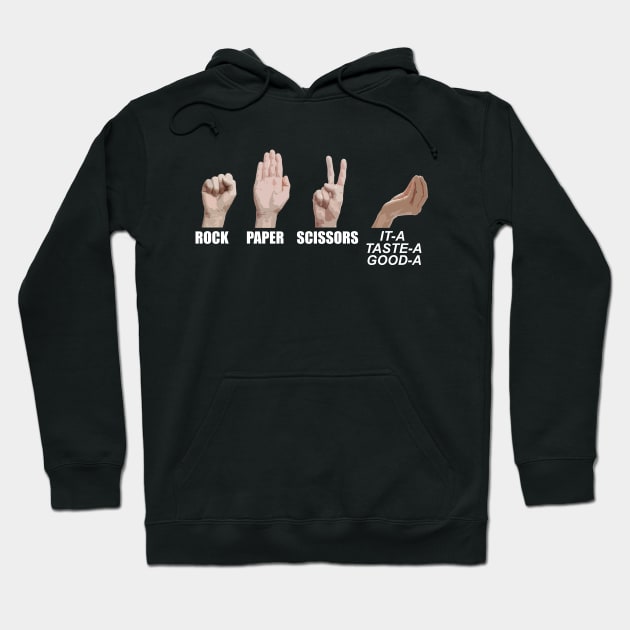 ROCK PAPER SCISSORS ITALIAN Hoodie by giovanniiiii